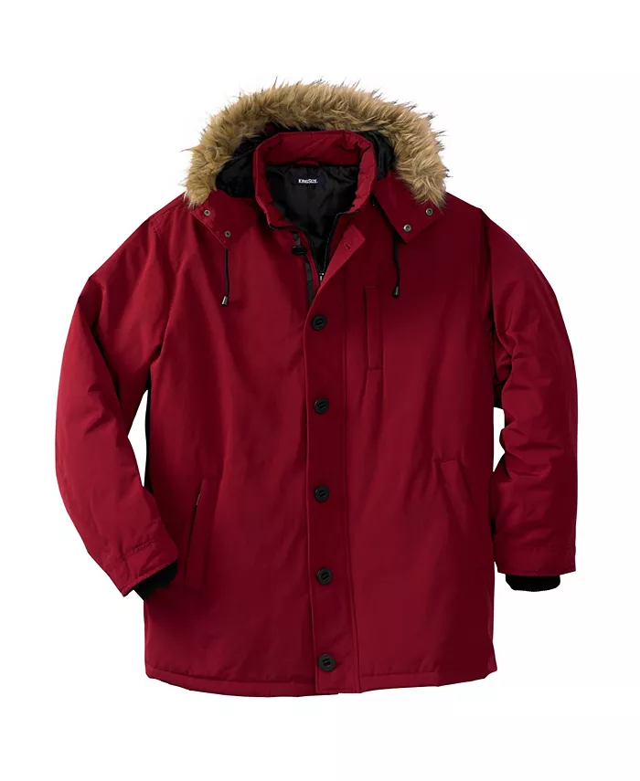 Парка Arctic Down утепленная с отстегивающимся капюшоном и манжетами для высоких и полных мужчин KingSize, черный
Парка Arctic Down утепленная с отстегивающимся капюшоном и манжетами для высоких и полных мужчин KingSize, черный