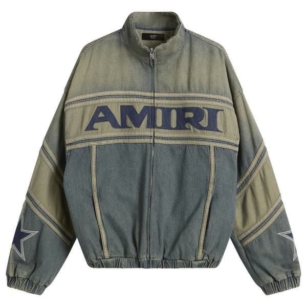 Спортивная джинсовая куртка Amiri, Worn Slate
Спортивная джинсовая куртка Amiri, Worn Slate