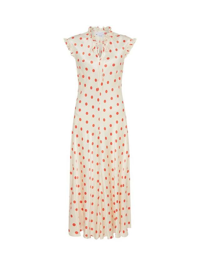 Атласное платье миди сесили в горошек Ghost, цвет Ivory/Coral
Атласное платье миди сесили в горошек Ghost, цвет Ivory/Coral