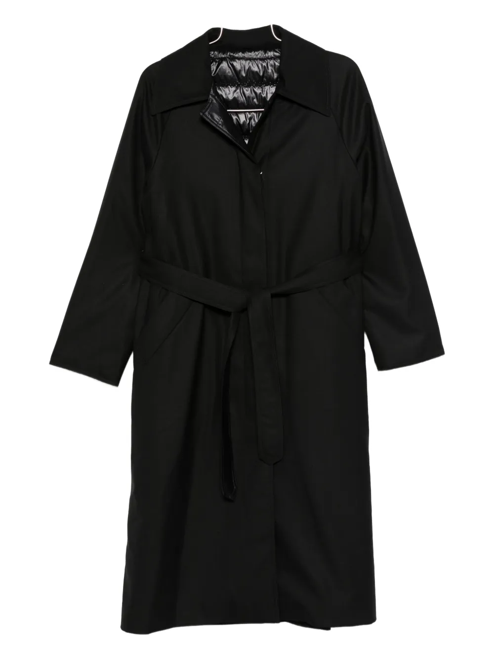 Габардиновое пальто с поясом Herno, черный
Габардиновое пальто с поясом Herno, черный