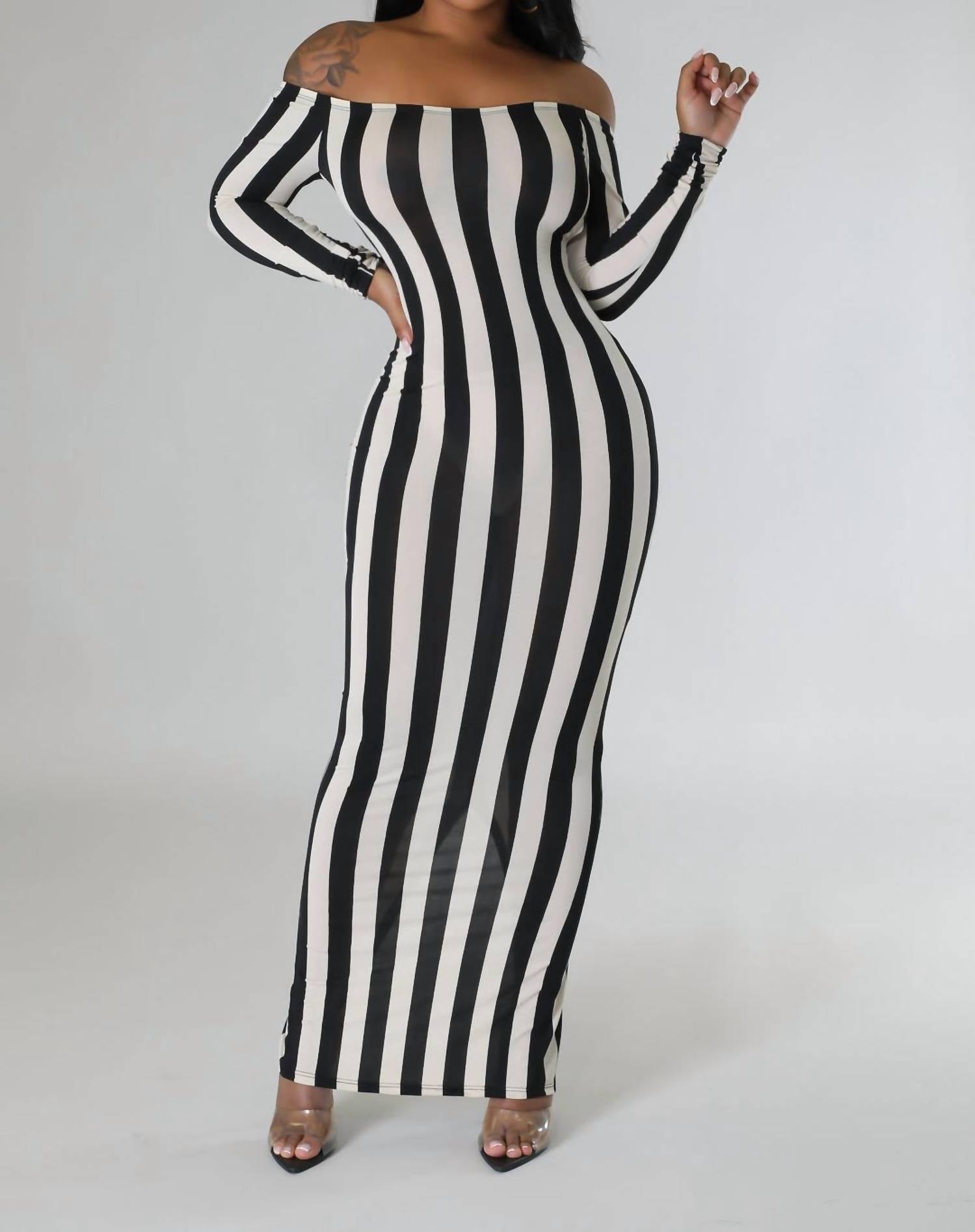 Макси-платье в обтягивающем стиле монохром Good Time USA, Monochrome
Макси-платье в обтягивающем стиле монохром Good Time USA, Monochrome