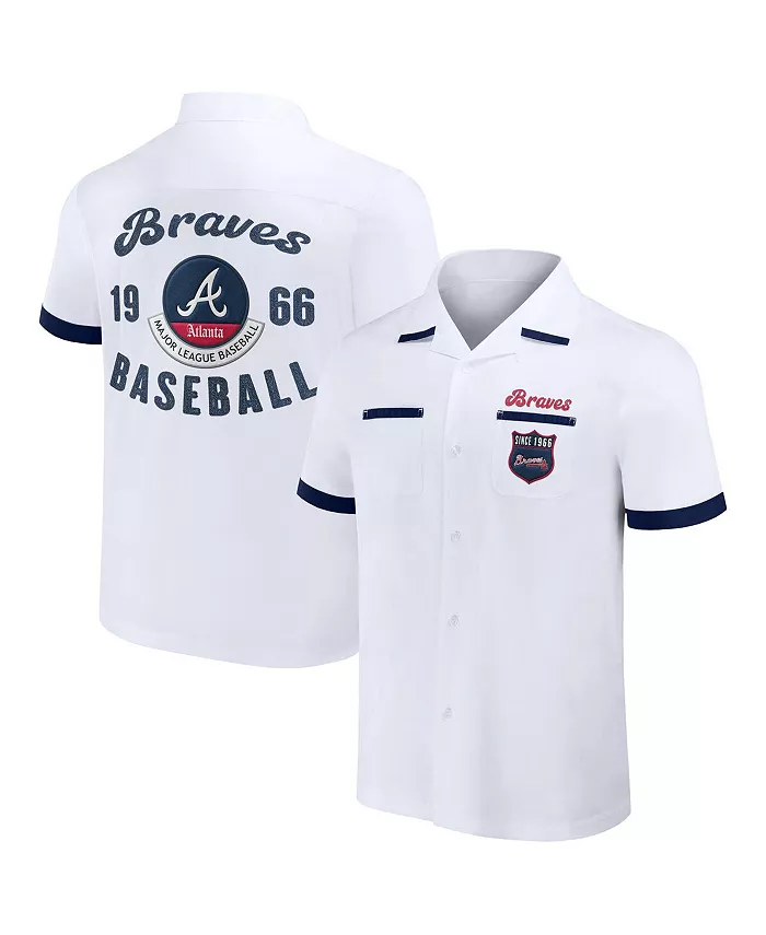 Мужская рубашка на пуговицах для боулинга Darius Rucker Collection от White Atlanta Braves Fanatics
Мужская рубашка на пуговицах для боулинга Darius Rucker Collection от White Atlanta Braves Fanatics