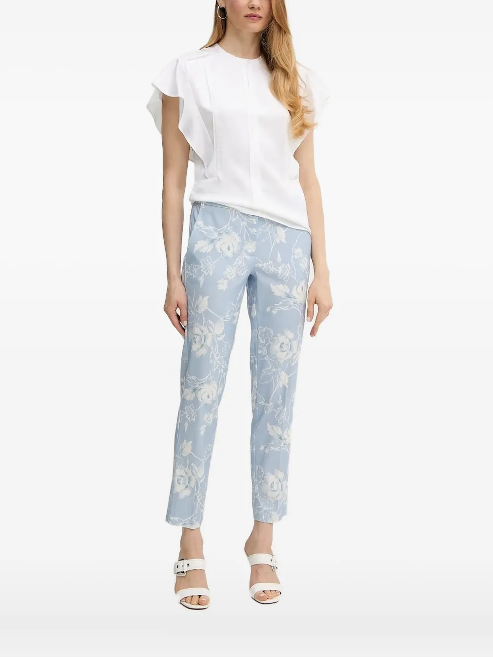 Блузка с оборками на рукавах BOSS, белый
Блузка с оборками на рукавах BOSS, белый