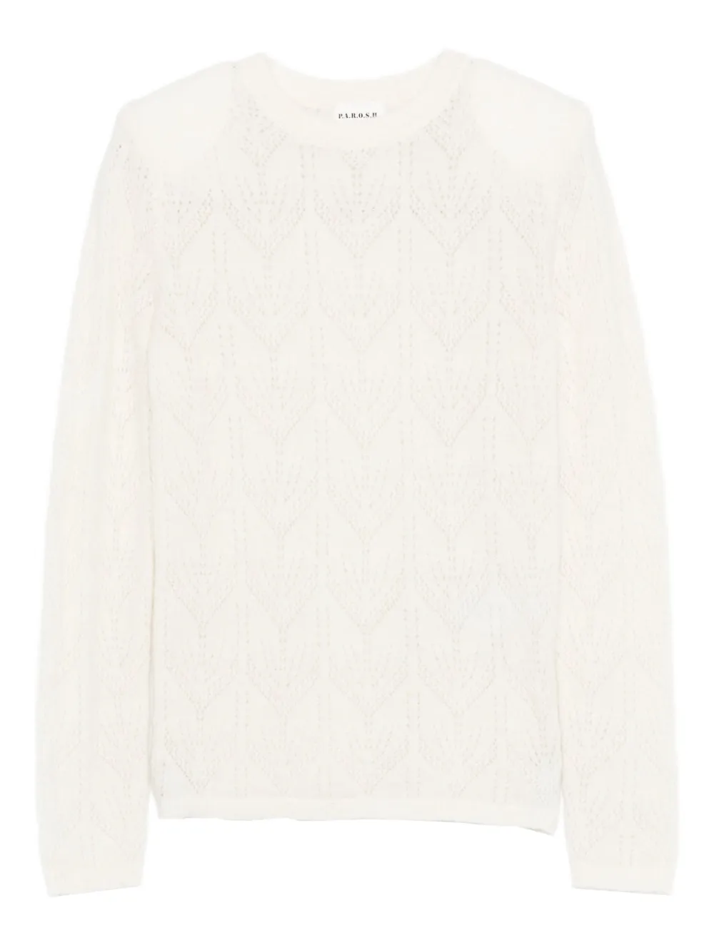 Свитер с узором шеврон P.A.R.O.S.H., белый
Свитер с узором шеврон P.A.R.O.S.H., белый