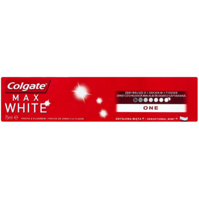 Зубная паста One, 75 мл Colgate, Max White
Зубная паста One, 75 мл Colgate, Max White