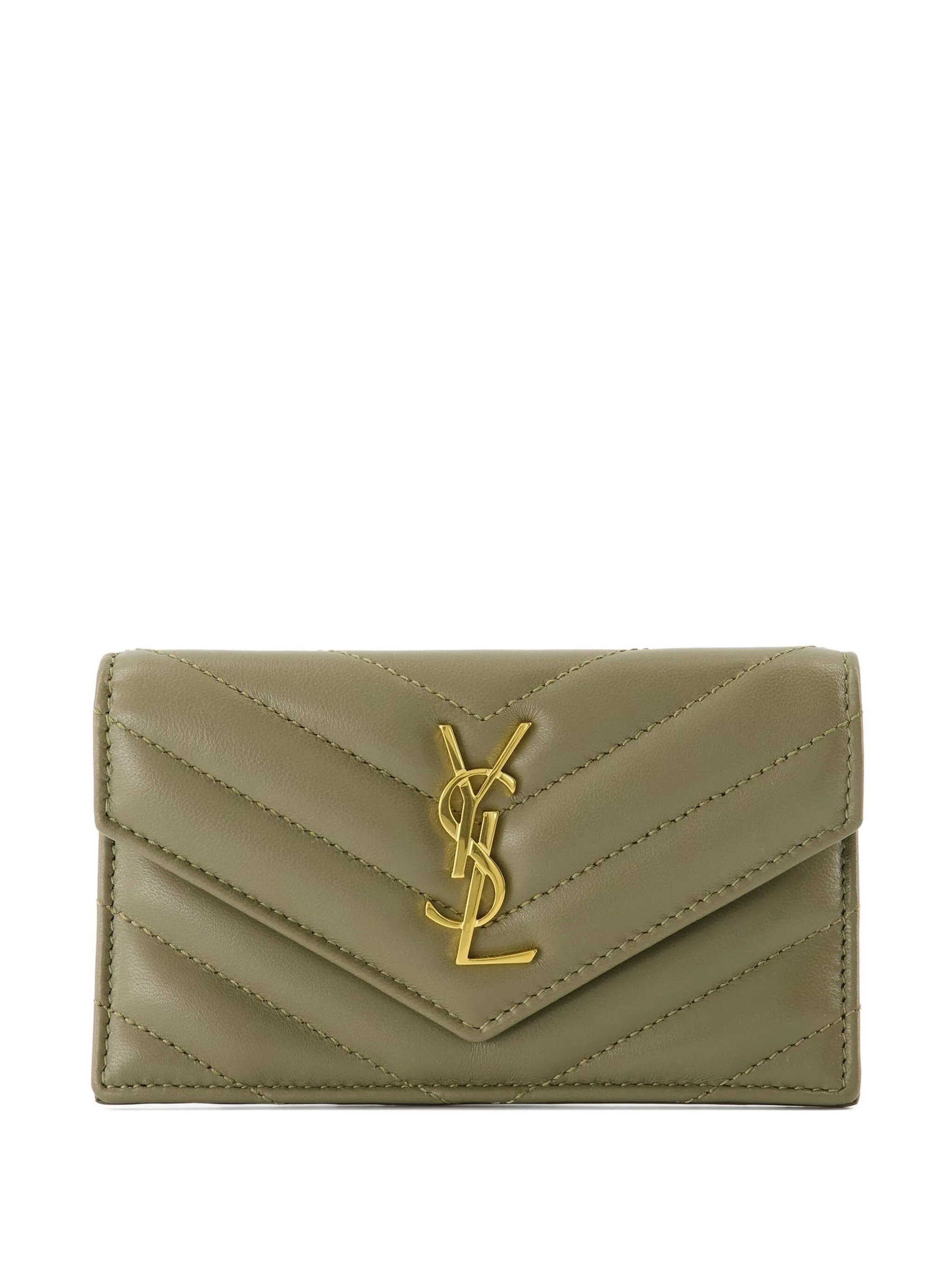 Стеганый картхолдер Saint Laurent, зеленый
Стеганый картхолдер Saint Laurent, зеленый