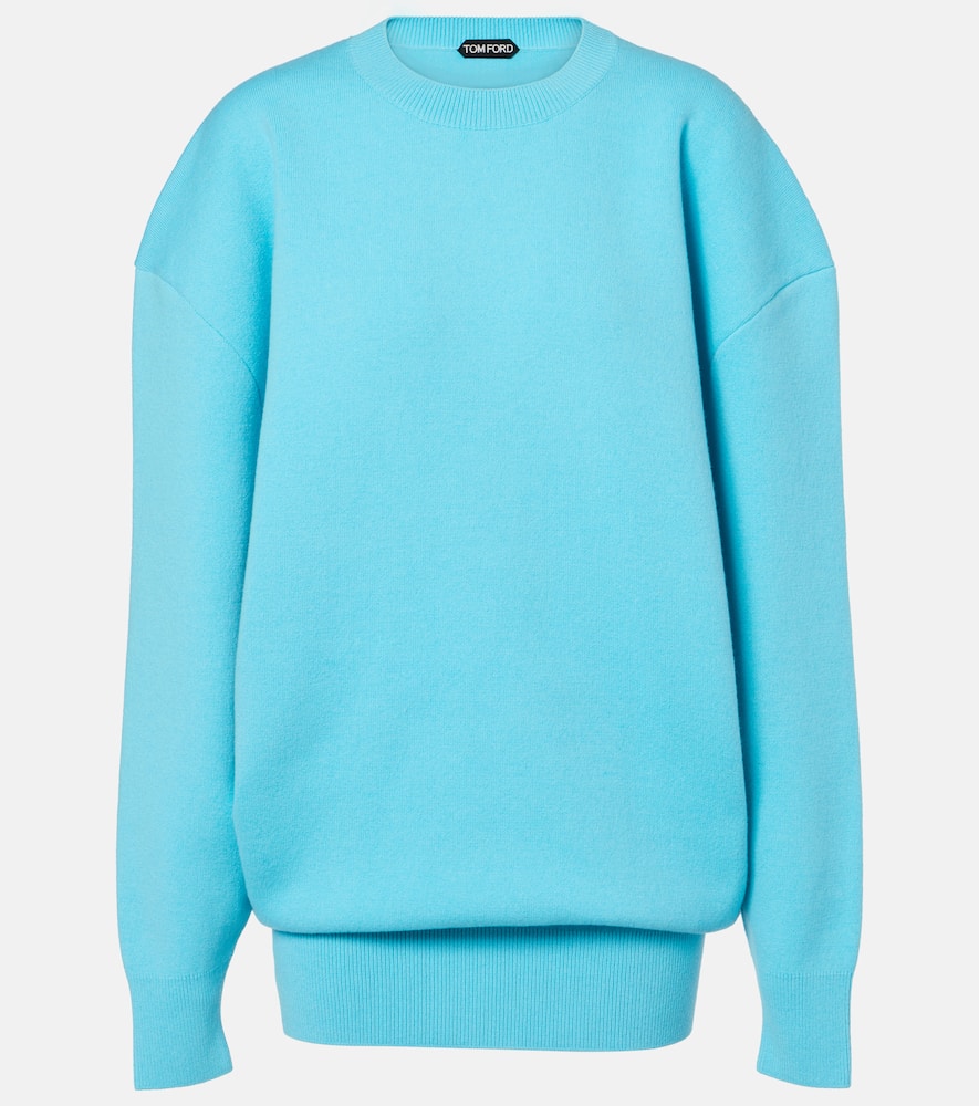 Свитер-платье из смеси шерсти и кашемира Tom Ford, Blue Curacao
Свитер-платье из смеси шерсти и кашемира Tom Ford, Blue Curacao