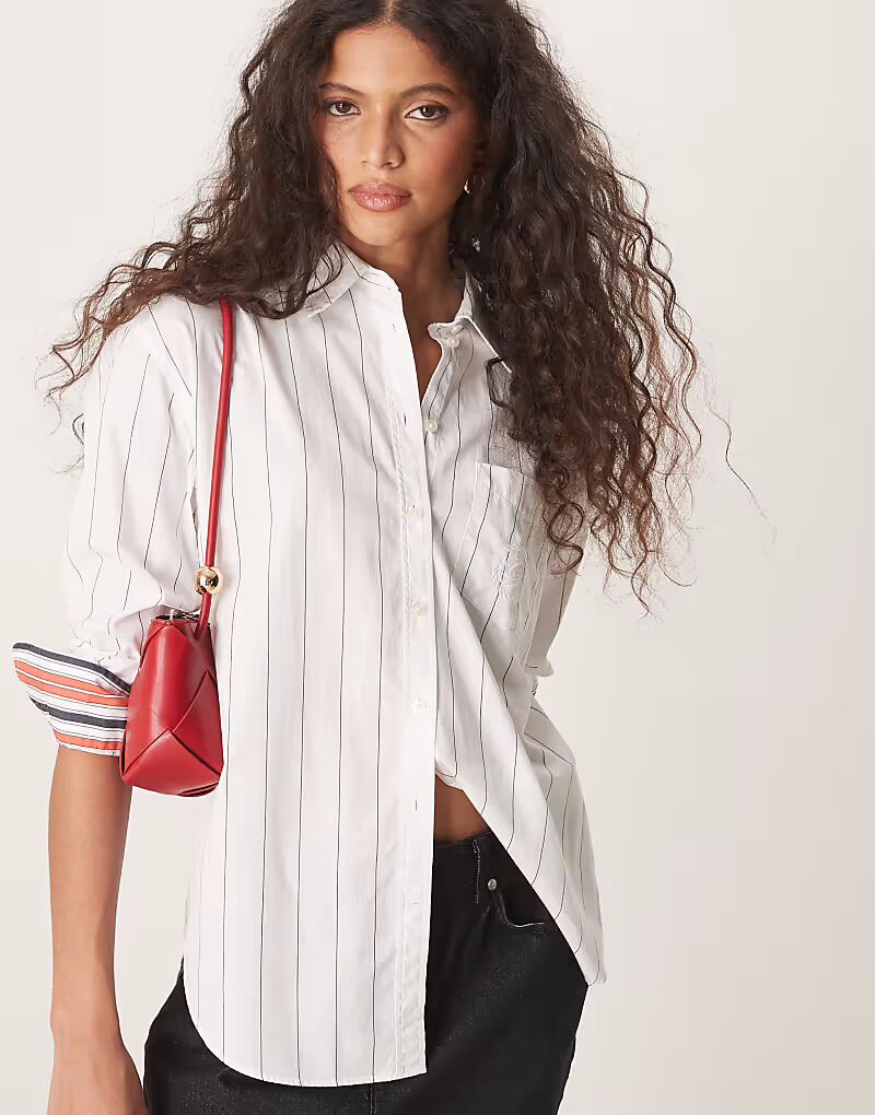 Рубашка свободного кроя с логотипом GANT белого цвета
Рубашка свободного кроя с логотипом GANT белого цвета