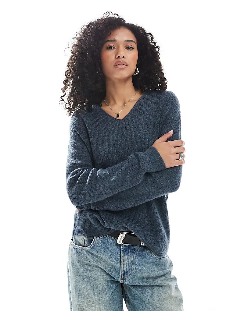 Джемпер ONLY с V-образным вырезом цвета индиго
Джемпер ONLY с V-образным вырезом цвета индиго