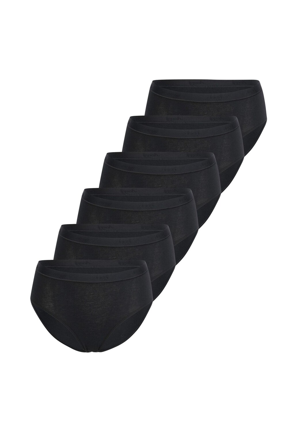 Трусы-миди, набор из 6 шт. GO Casual sloggi, черный
Трусы-миди, набор из 6 шт. GO Casual sloggi, черный