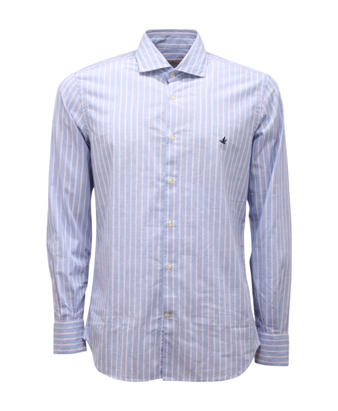 Рубашка приталенного кроя с воротником «Кент». Brooksfield, синий
Рубашка приталенного кроя с воротником «Кент». Brooksfield, синий