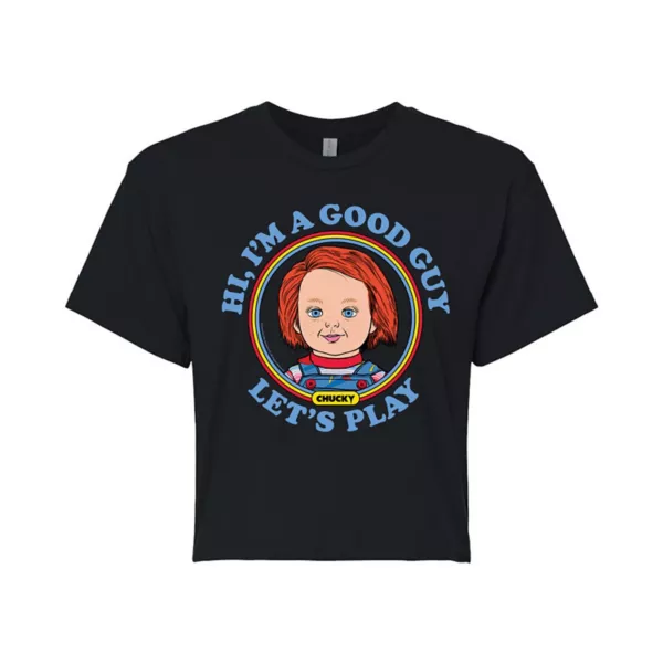 Детская укороченная футболка Chucky Let's Play Licensed Character, черный
Детская укороченная футболка Chucky Let's Play Licensed Character, черный