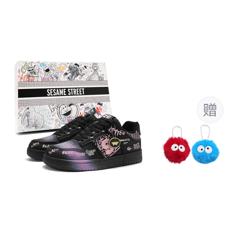 SESAME STREET Юнисекс скейтерские кроссовки низкие экрю/черные - черно-розовые (с 1 случайным подвесом), цвет Black Pink (Includes 1 Random Pendant)
SESAME STREET Юнисекс скейтерские кроссовки низкие экрю/черные - черно-розовые (с 1 случайным подвесом), цвет Black Pink (Includes 1 Random Pendant)