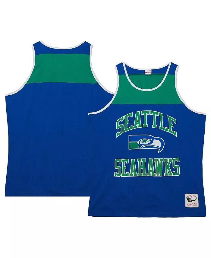 Мужская майка-топ Royal, Green Seattle Seahawks Heritage Colorblock Mitchell & Ness
Мужская майка-топ Royal, Green Seattle Seahawks Heritage Colorblock Mitchell & Ness