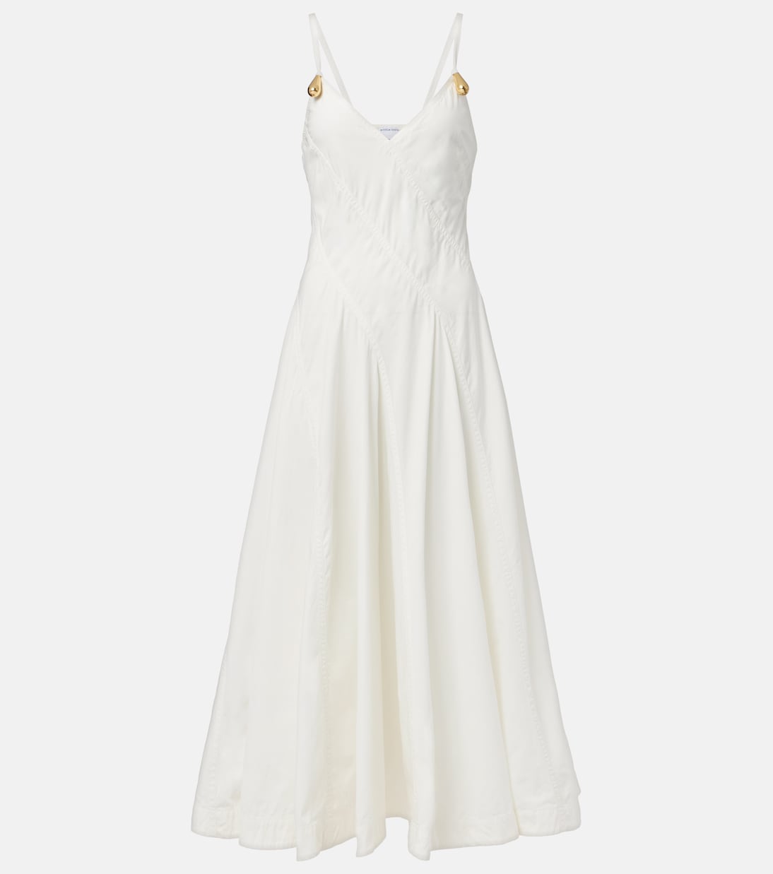 Платье миди из смесового хлопка со вставками Bottega Veneta, Chalk
Платье миди из смесового хлопка со вставками Bottega Veneta, Chalk