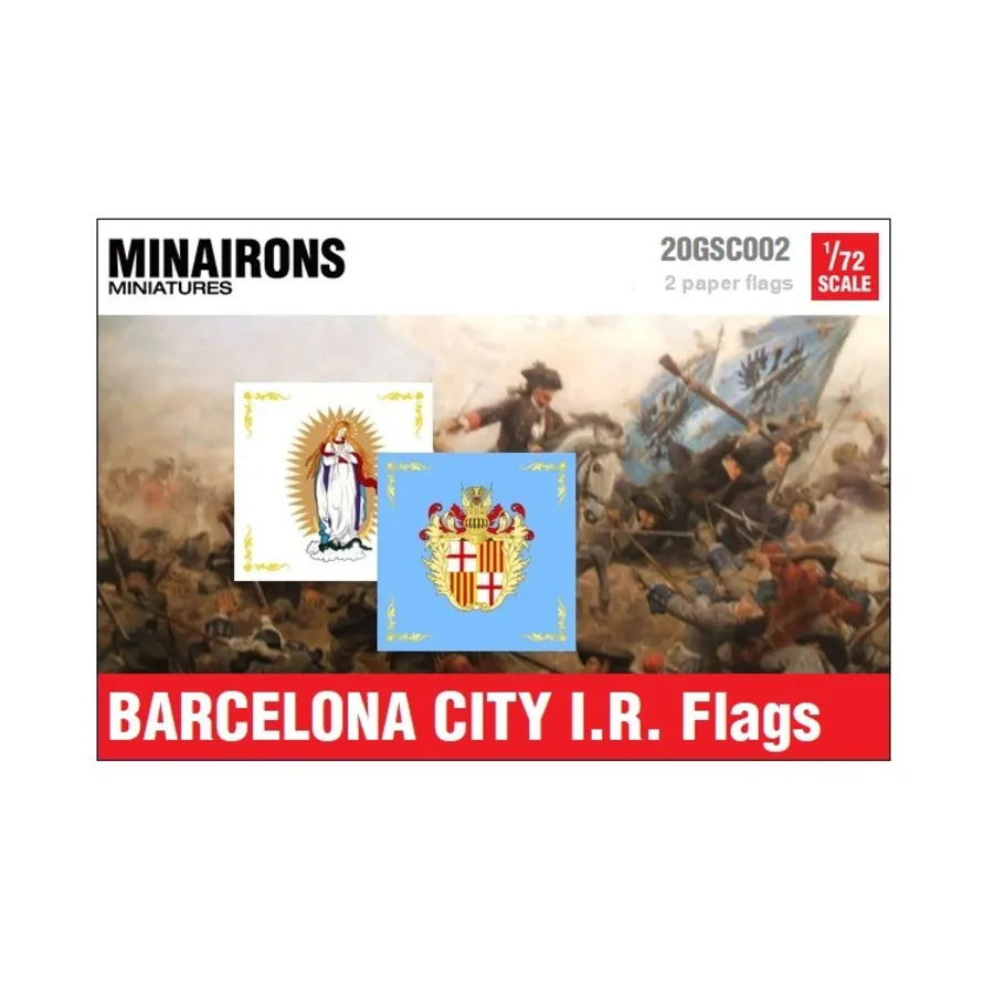 ИК-флаги Барселоны, War of Spanish Succession - Decals & Flags (1:72)
ИК-флаги Барселоны, War of Spanish Succession - Decals & Flags (1:72)