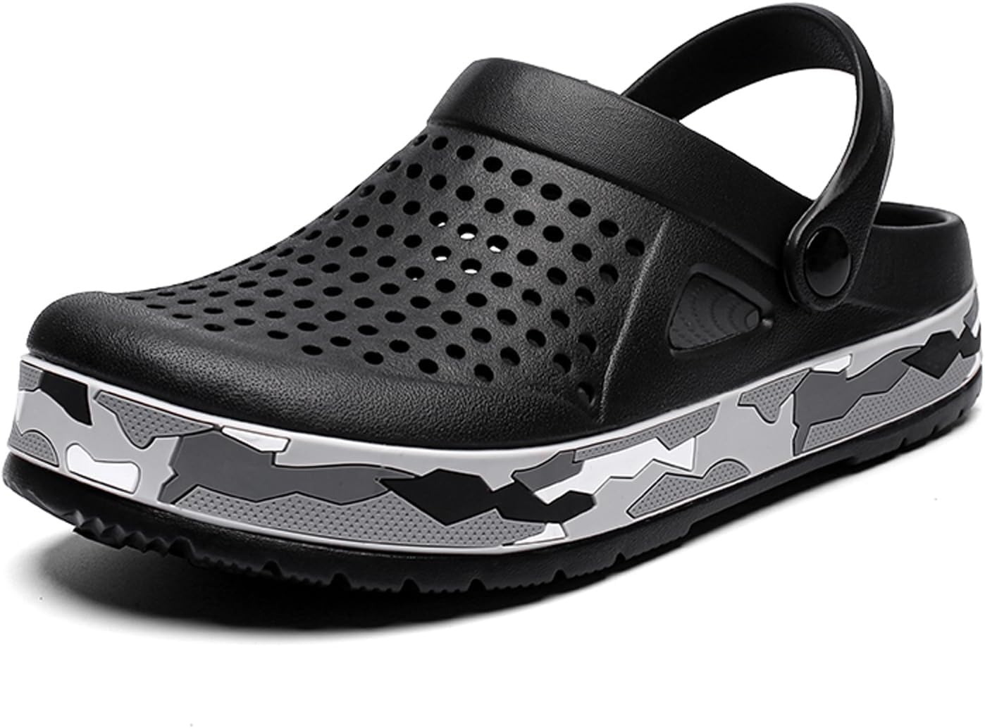 Женские садовые сабо CERYTHRINA: повседневные графические сандалии на каблуке с задним ремешком - легкая обувь для улицы и пляжа, черный
Женские садовые сабо CERYTHRINA: повседневные графические сандалии на каблуке с задним ремешком - легкая обувь для улицы и пляжа, черный