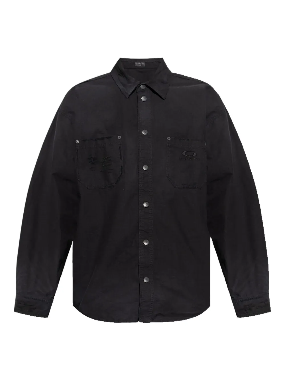 Куртка-рубашка с эффектом потертости BALENCIAGA, черный
Куртка-рубашка с эффектом потертости BALENCIAGA, черный