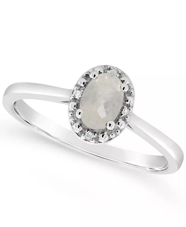 Кольцо с бриллиантовым акцентом и гранатом (1/2 карата) из стерлингового серебра (также доступно с другими драгоценными камнями) Macy'S, moonstone
Кольцо с бриллиантовым акцентом и гранатом (1/2 карата) из стерлингового серебра (также доступно с другими драгоценными камнями) Macy'S, moonstone