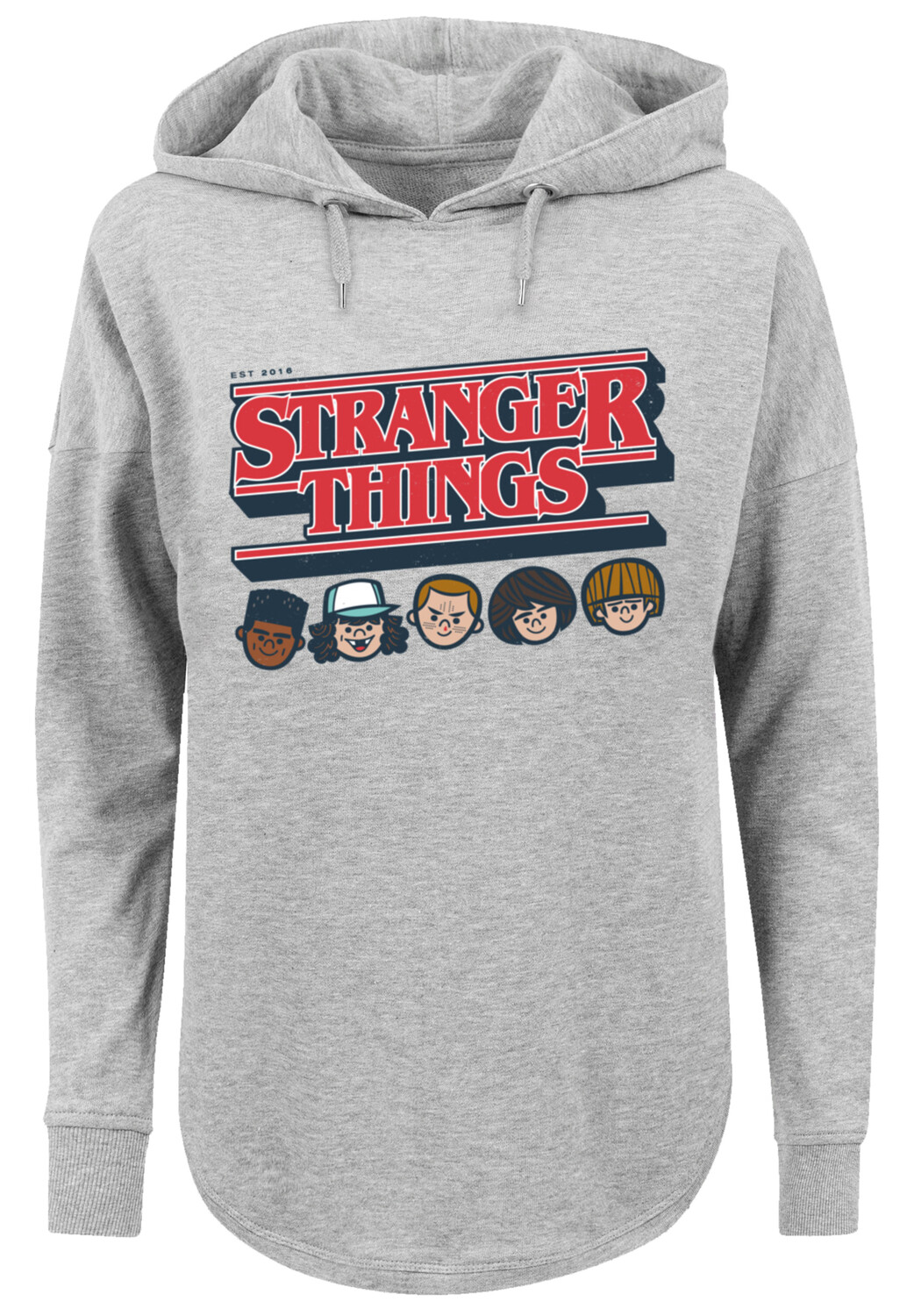 Свитер F4NT4STIC Oversized Hoodie Stranger Things Caricature Logo Netflix TV Series, серый
Свитер F4NT4STIC Oversized Hoodie Stranger Things Caricature Logo Netflix TV Series, серый