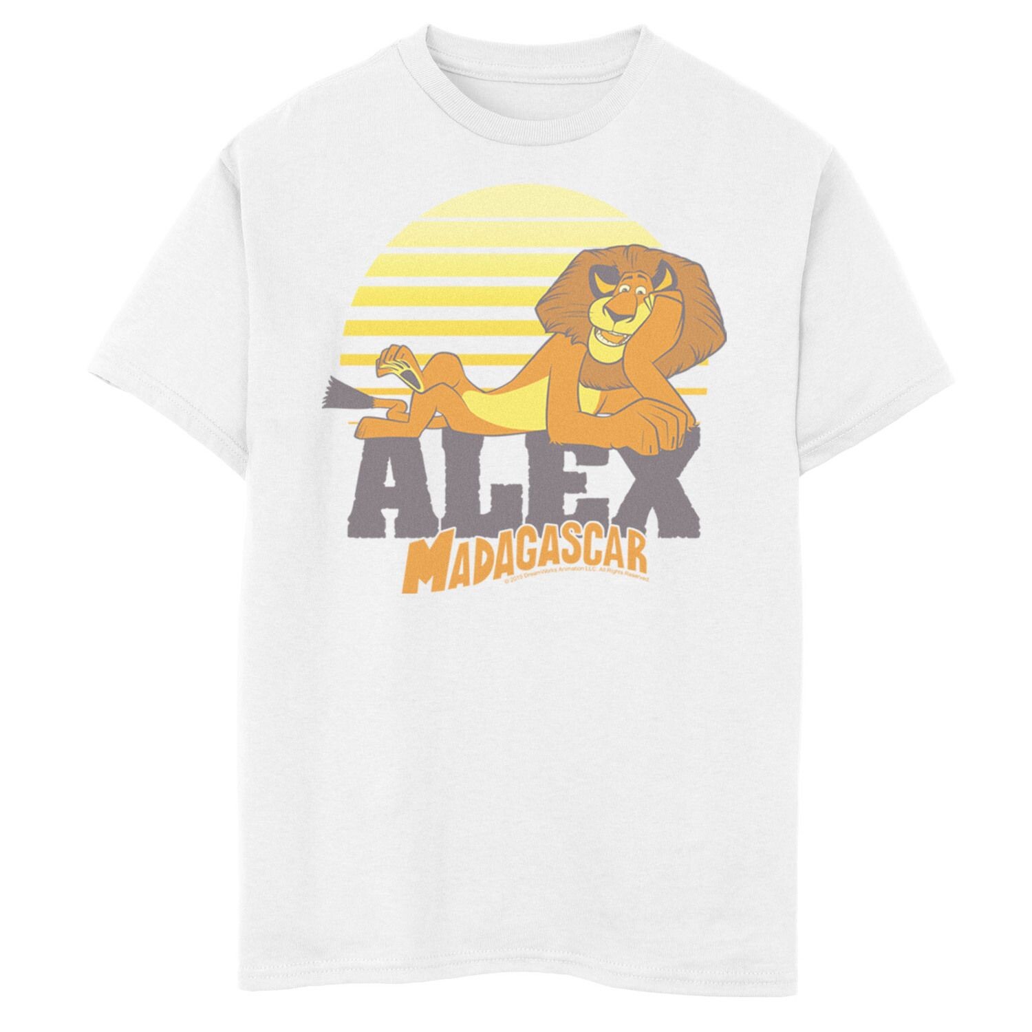 Футболка в полоску с изображением заката и плакатом «Мадагаскар» для мальчиков 8–20 лет «Алекс Лев» Licensed Character, белый
Футболка в полоску с изображением заката и плакатом «Мадагаскар» для мальчиков 8–20 лет «Алекс Лев» Licensed Character, белый