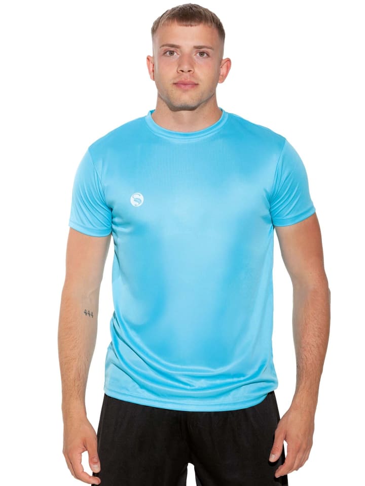 Спортивная футболка, тренировочная футболка "Бриз" бирюзового цвета Stark Soul
Спортивная футболка, тренировочная футболка "Бриз" бирюзового цвета Stark Soul