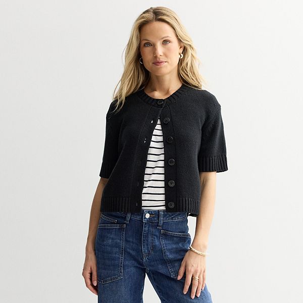 Женский свитер с коротким рукавом Sonoma Goods For Life, Pitch Black
Женский свитер с коротким рукавом Sonoma Goods For Life, Pitch Black