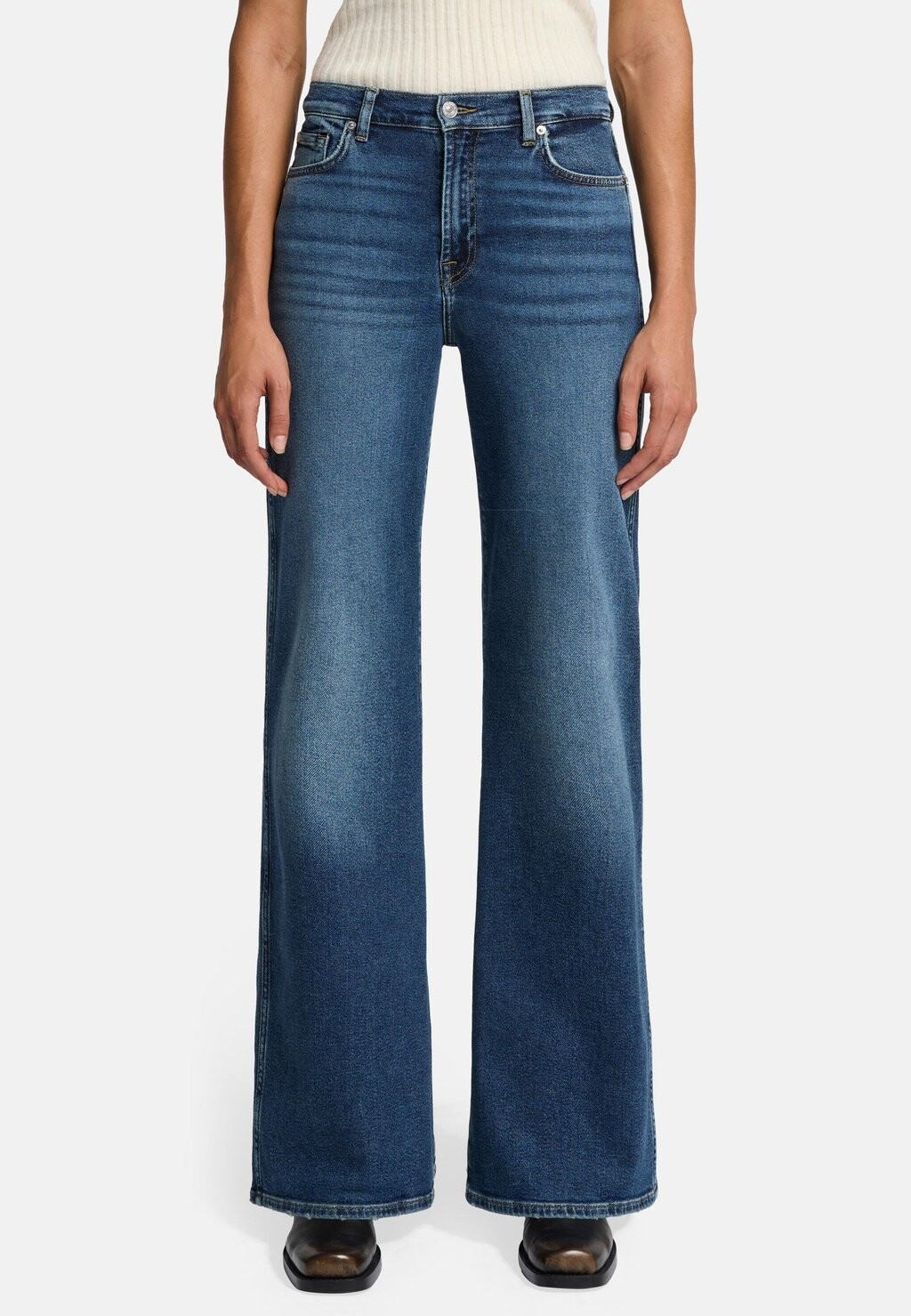 Расклешенные джинсы LOTTA 7 for all mankind, синий
Расклешенные джинсы LOTTA 7 for all mankind, синий