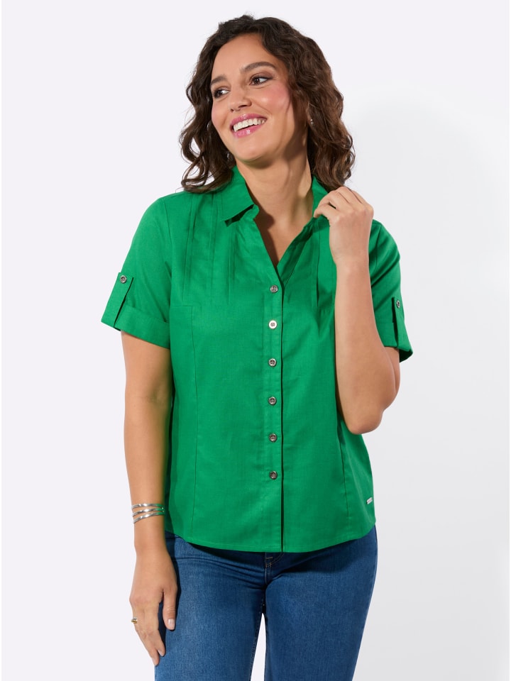 Блузка с короткими рукавами травянисто-зеленого цвета WITT WEIDEN
Блузка с короткими рукавами травянисто-зеленого цвета WITT WEIDEN