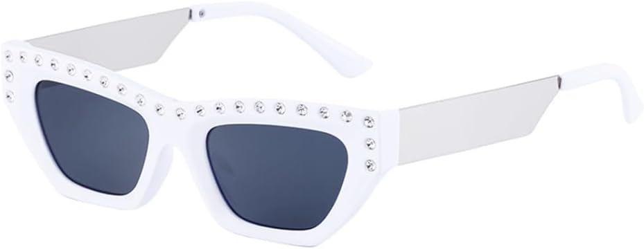 Женские солнцезащитные очки «кошачий глаз» с защитой от УФ-излучения UV400, полуметаллические солнцезащитные очки для женщин, украшенные стразами, с леопардовым принтом, коричневого цвета LANGSER, Silver White Frame
Женские солнцезащитные очки «кошачий глаз» с защитой от УФ-излучения UV400, полуметаллические солнцезащитные очки для женщин, украшенные стразами, с леопардовым принтом, коричневого цвета LANGSER, Silver White Frame