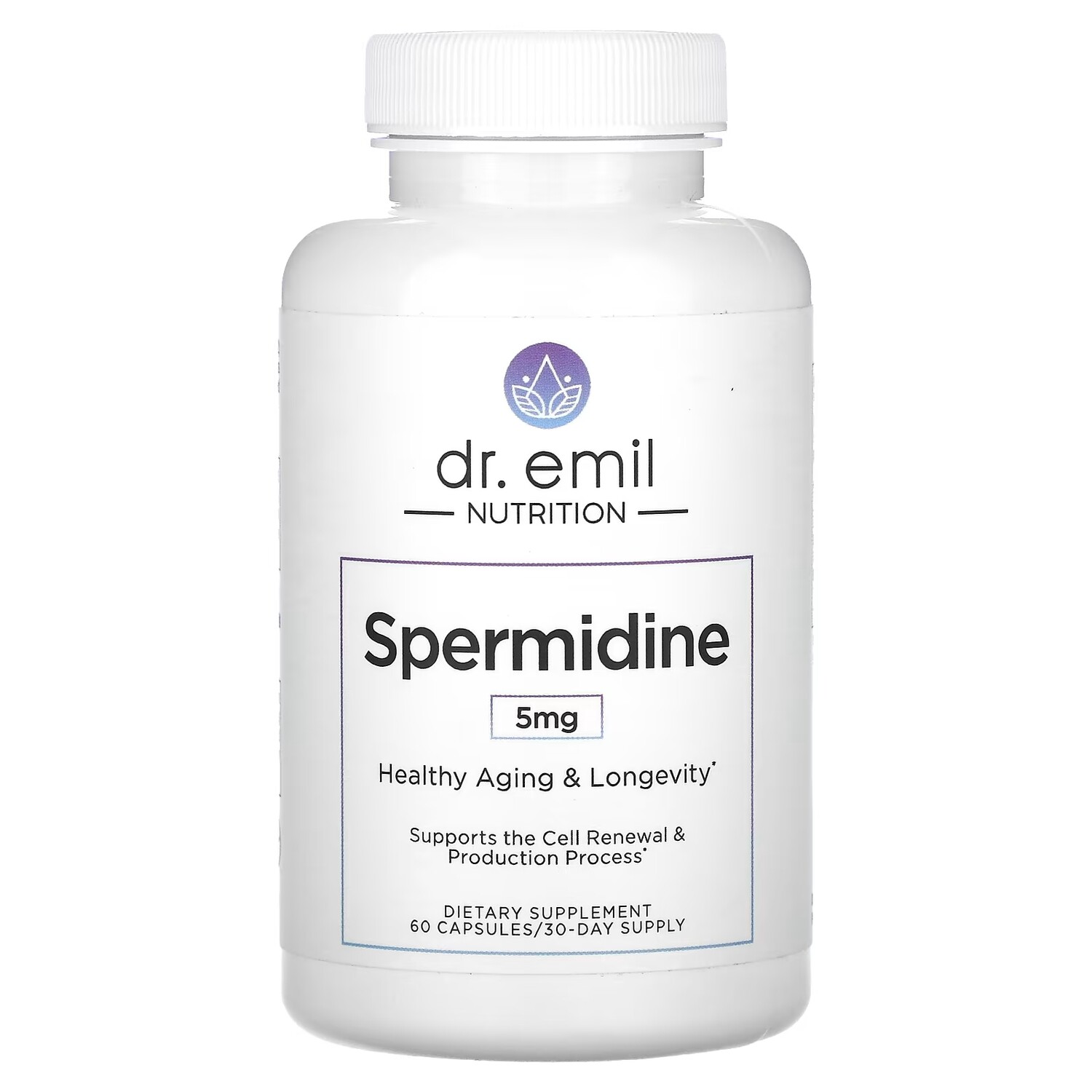 Биологически активная добавка Dr. Emil Nutrition Spermidin, 2,5 мг., 60 капсул
Биологически активная добавка Dr. Emil Nutrition Spermidin, 2,5 мг., 60 капсул