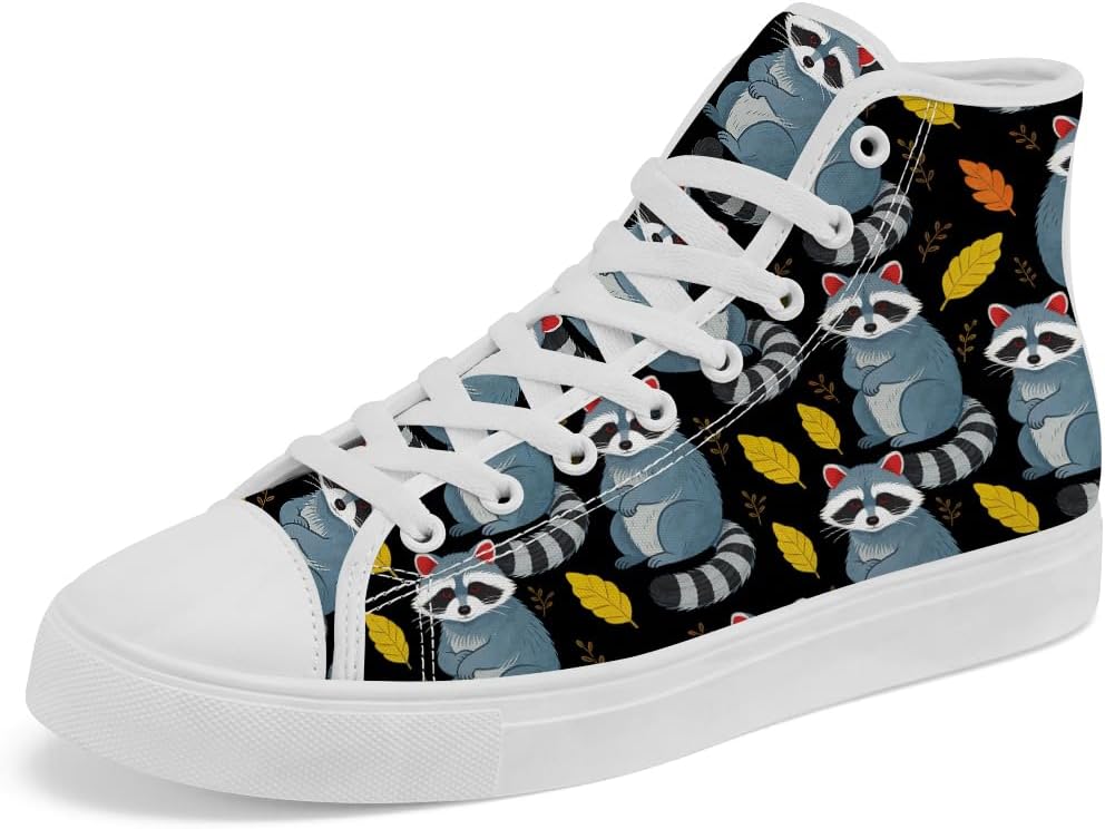 Кеды Raccoon высокие на шнуровке для женщин и мужчин, повседневные кеды Chebing, черный
Кеды Raccoon высокие на шнуровке для женщин и мужчин, повседневные кеды Chebing, черный