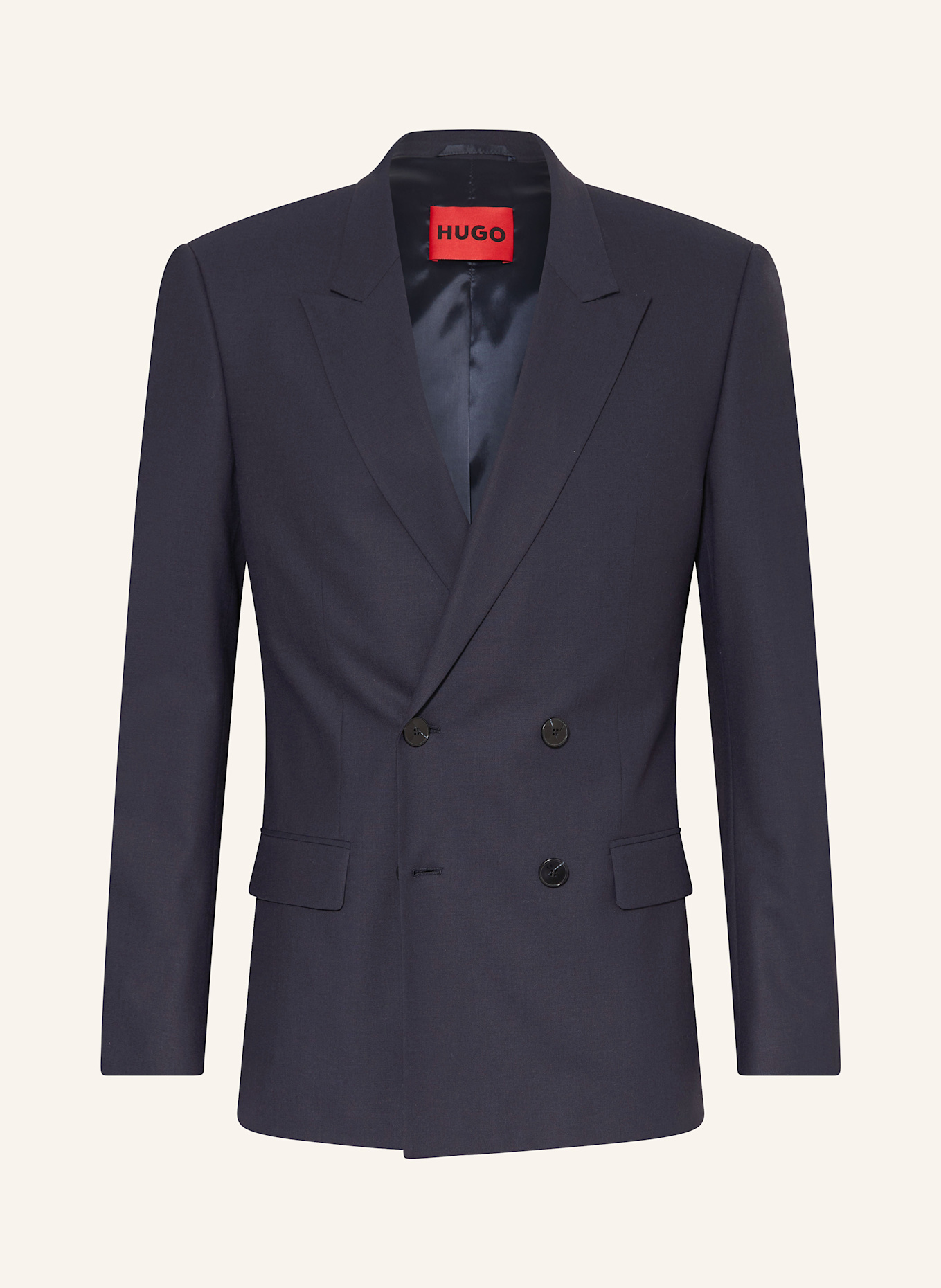 Пиджак Генри узкого кроя Hugo, синий 
Пиджак Генри узкого кроя Hugo, синий