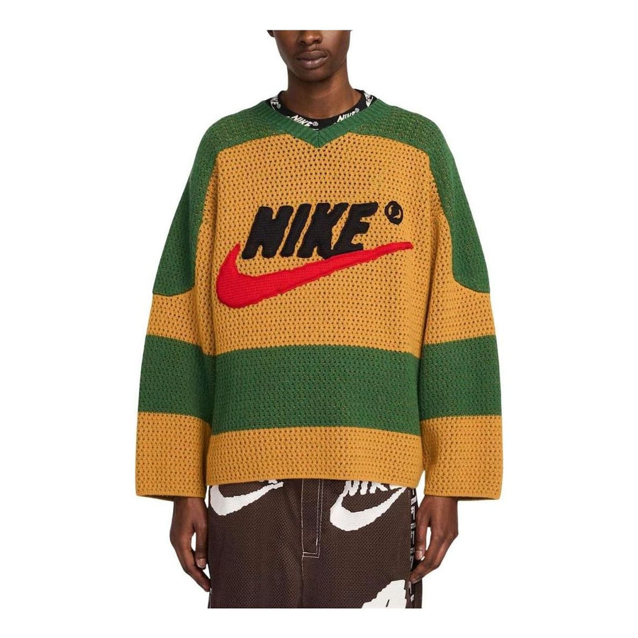 Свитер Nike x Cactus Plant Flea Market Crochet Hockey Sweater 'Chutney', желто-коричневый 
Свитер Nike x Cactus Plant Flea Market Crochet Hockey Sweater 'Chutney', желто-коричневый