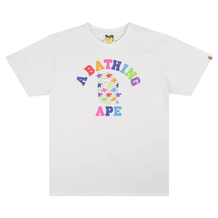 Футболка BAPE ABC Rainbow 'Multicolor/White', разноцветный
Футболка BAPE ABC Rainbow 'Multicolor/White', разноцветный