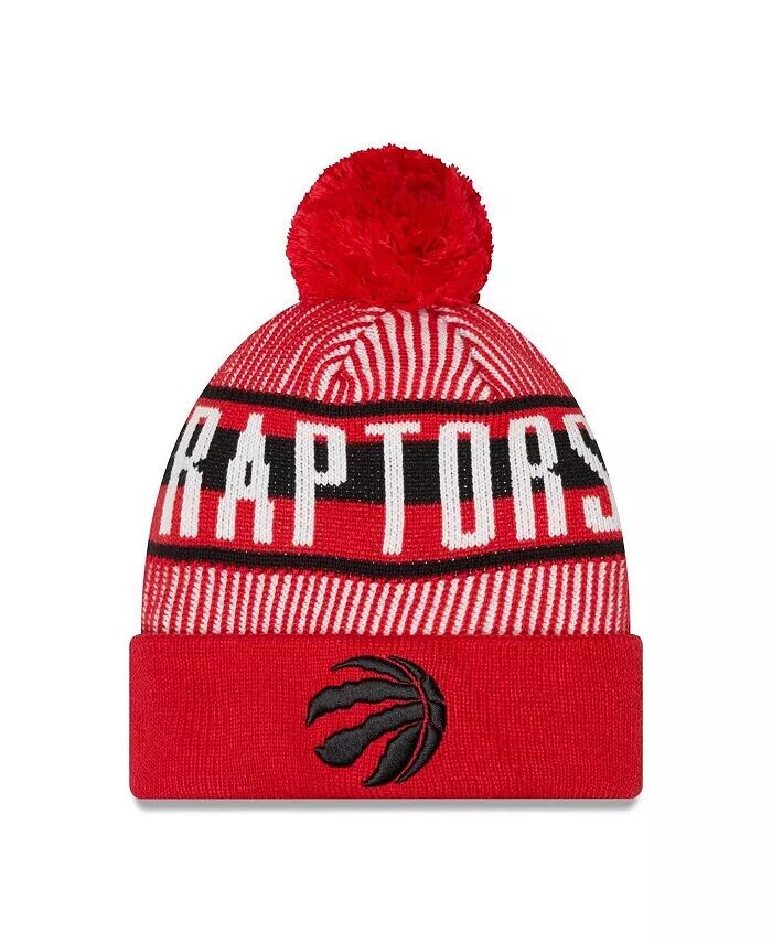 Мужская красная вязаная шапка в полоску с помпоном Toronto Raptors New Era, красный
Мужская красная вязаная шапка в полоску с помпоном Toronto Raptors New Era, красный