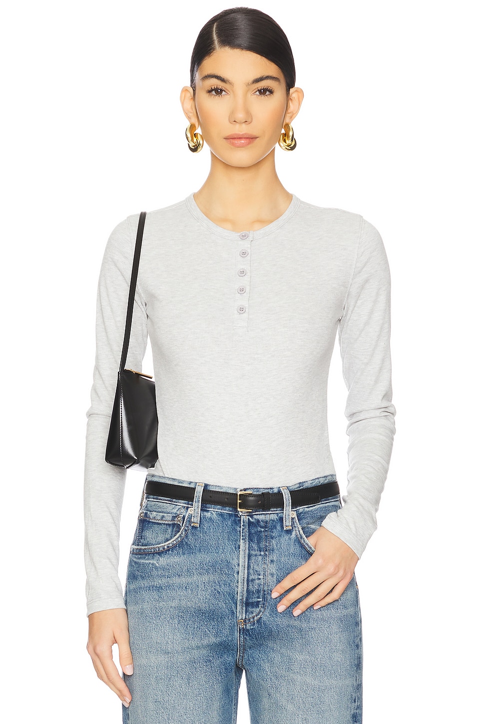 Боди с V-образным вырезом и планкой Henley Weworewhat, heather grey
Боди с V-образным вырезом и планкой Henley Weworewhat, heather grey