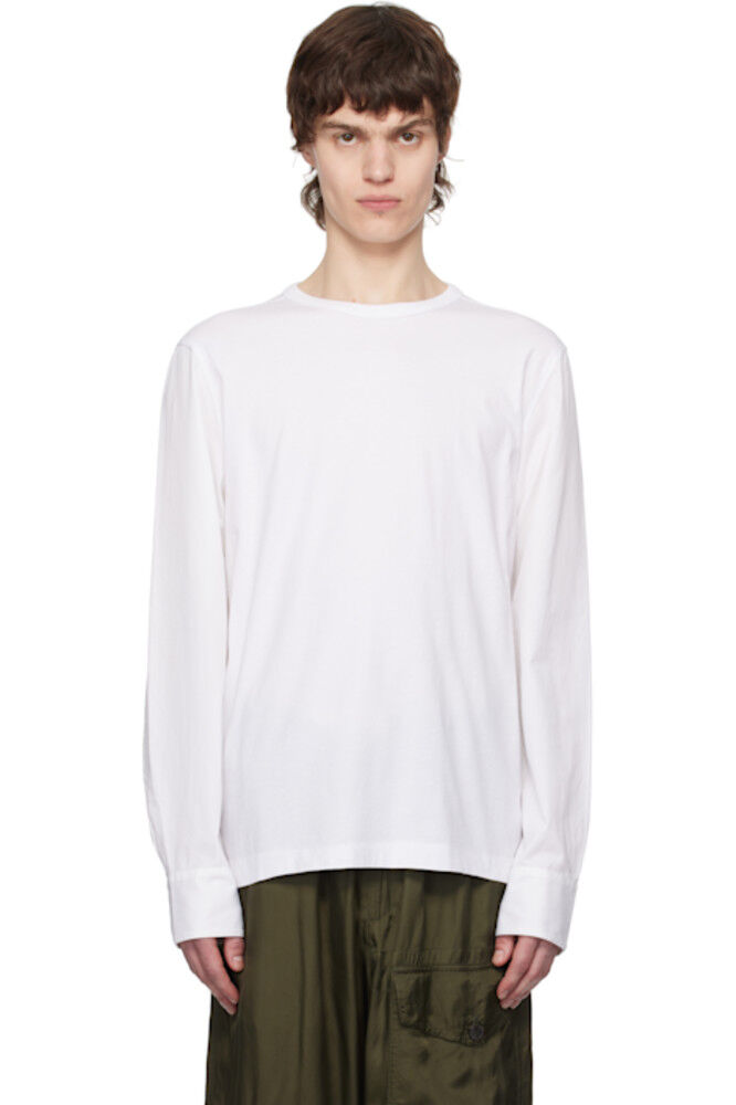 Белая вставная футболка Dries Van Noten
Белая вставная футболка Dries Van Noten