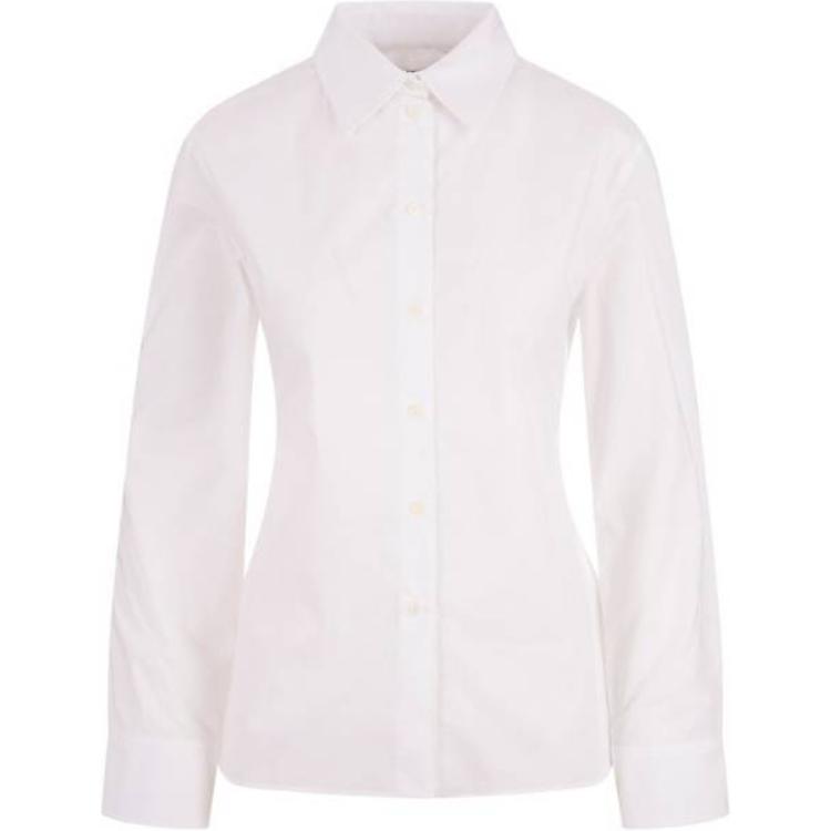 Длинная рубашка с воротником Jacquemus, белая
Длинная рубашка с воротником Jacquemus, белая
