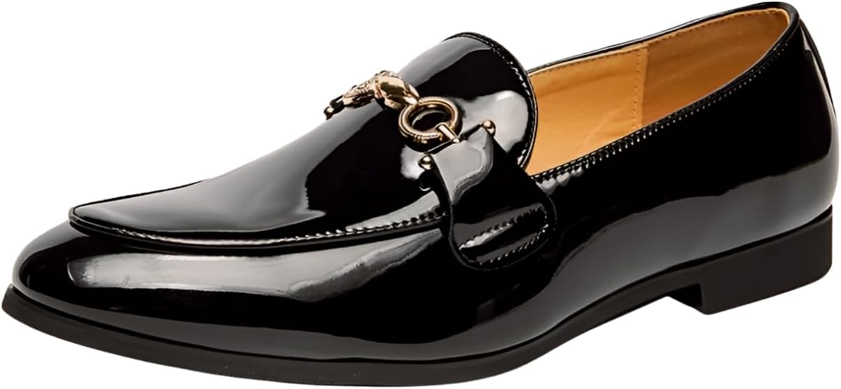 Мужские лоферы Santimon Мокасины Лоферы с лошадиной пряжкой Слипоны Комфортная обувь для офиса Модные деловые туфли для мужчин, черный
Мужские лоферы Santimon Мокасины Лоферы с лошадиной пряжкой Слипоны Комфортная обувь для офиса Модные деловые туфли для мужчин, черный