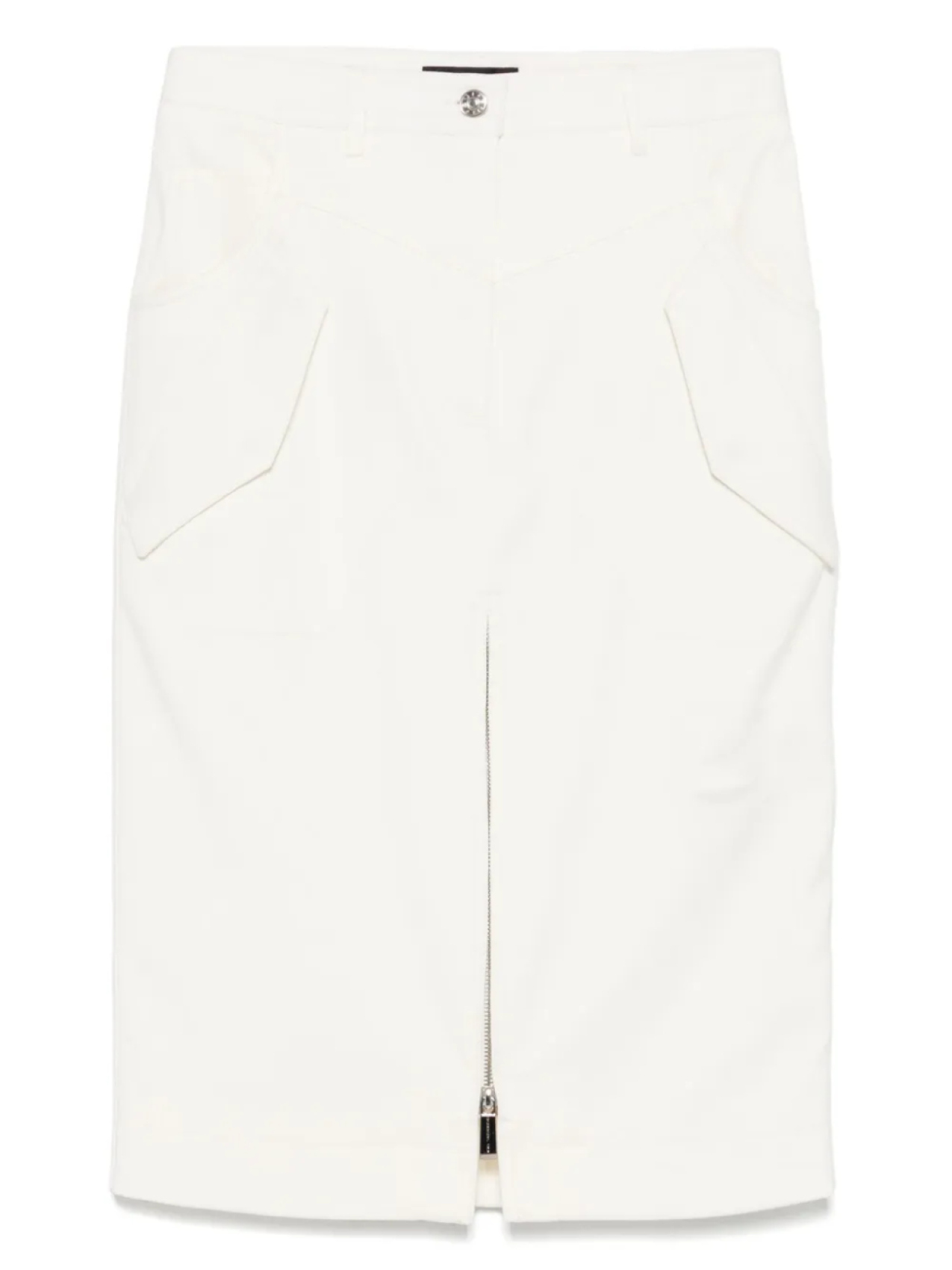 Габардиновая юбка миди Barbara Bui, белый
Габардиновая юбка миди Barbara Bui, белый