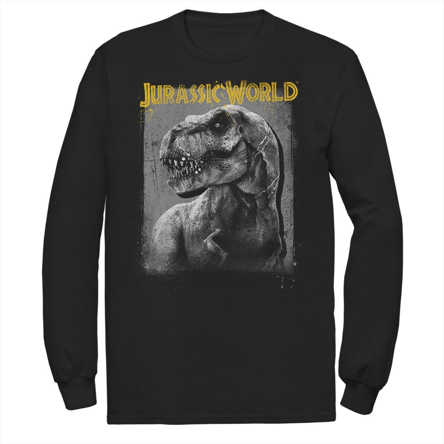 Мужская футболка Jurassic World T-Rex Profile Shading с длинными рукавами и цветами Licensed Character, черный
Мужская футболка Jurassic World T-Rex Profile Shading с длинными рукавами и цветами Licensed Character, черный