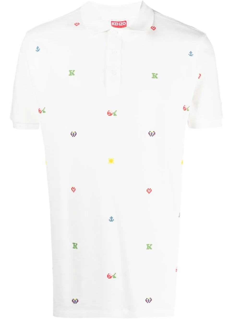 Рубашка поло с принтом KENZO, белый
Рубашка поло с принтом KENZO, белый