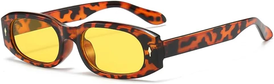 Солнцезащитные очки с защитой UV400 | Маленькие заклепки конфетных цветов | Для женщин и мужчин, для занятий спортом на открытом воздухе и вождения DSVIGF, Leopard Yellow
Солнцезащитные очки с защитой UV400 | Маленькие заклепки конфетных цветов | Для женщин и мужчин, для занятий спортом на открытом воздухе и вождения DSVIGF, Leopard Yellow