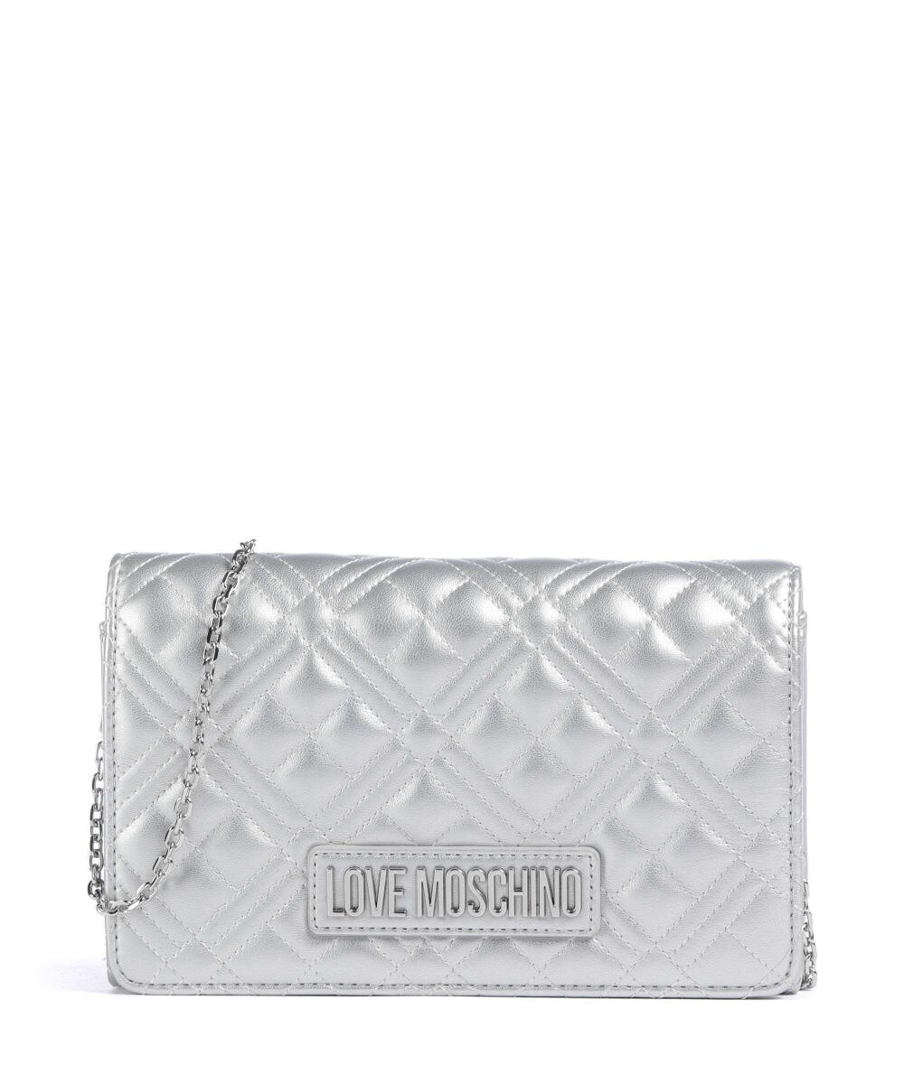 Умная повседневная сумка через плечо из искусственной кожи Love Moschino, серебряный
Умная повседневная сумка через плечо из искусственной кожи Love Moschino, серебряный
