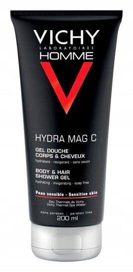 Гель для душа Vichy Homme Hydra-Mag C для тела и волос 200мл
Гель для душа Vichy Homme Hydra-Mag C для тела и волос 200мл