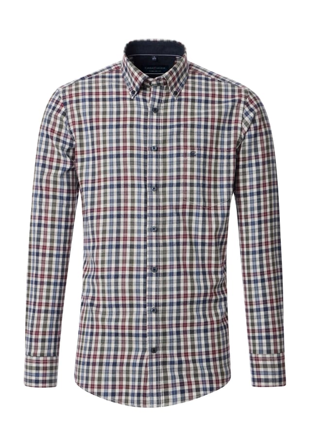 Повседневная рубашка удобного кроя с длинным рукавом и воротником на пуговицах Casamoda, синий
Повседневная рубашка удобного кроя с длинным рукавом и воротником на пуговицах Casamoda, синий