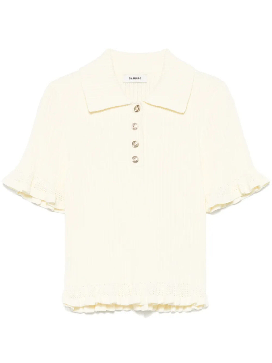 SANDRO блузка в рубчик, нейтральный
SANDRO блузка в рубчик, нейтральный