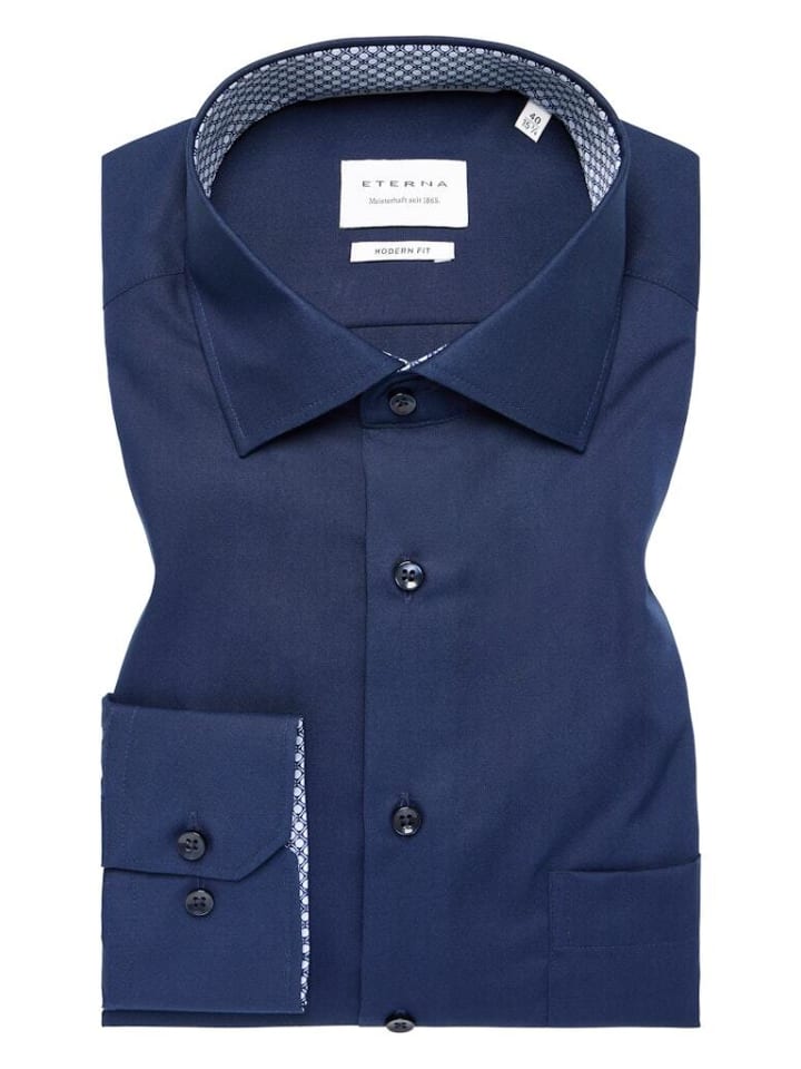 Рубашка Eterna, темно-синий
Рубашка Eterna, темно-синий