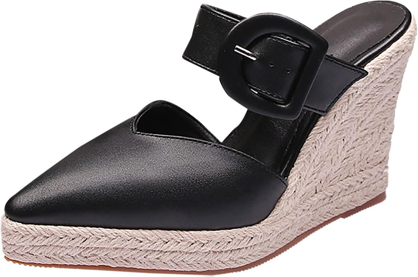 Женские летние шлепанцы на толстой подошве с танкеткой, плетеные из соломы, повседневные заостренные «рыбацкие» туфли, мужские кожаные обувь с открытым носком Generic, черный
Женские летние шлепанцы на толстой подошве с танкеткой, плетеные из соломы, повседневные заостренные «рыбацкие» туфли, мужские кожаные обувь с открытым носком Generic, черный